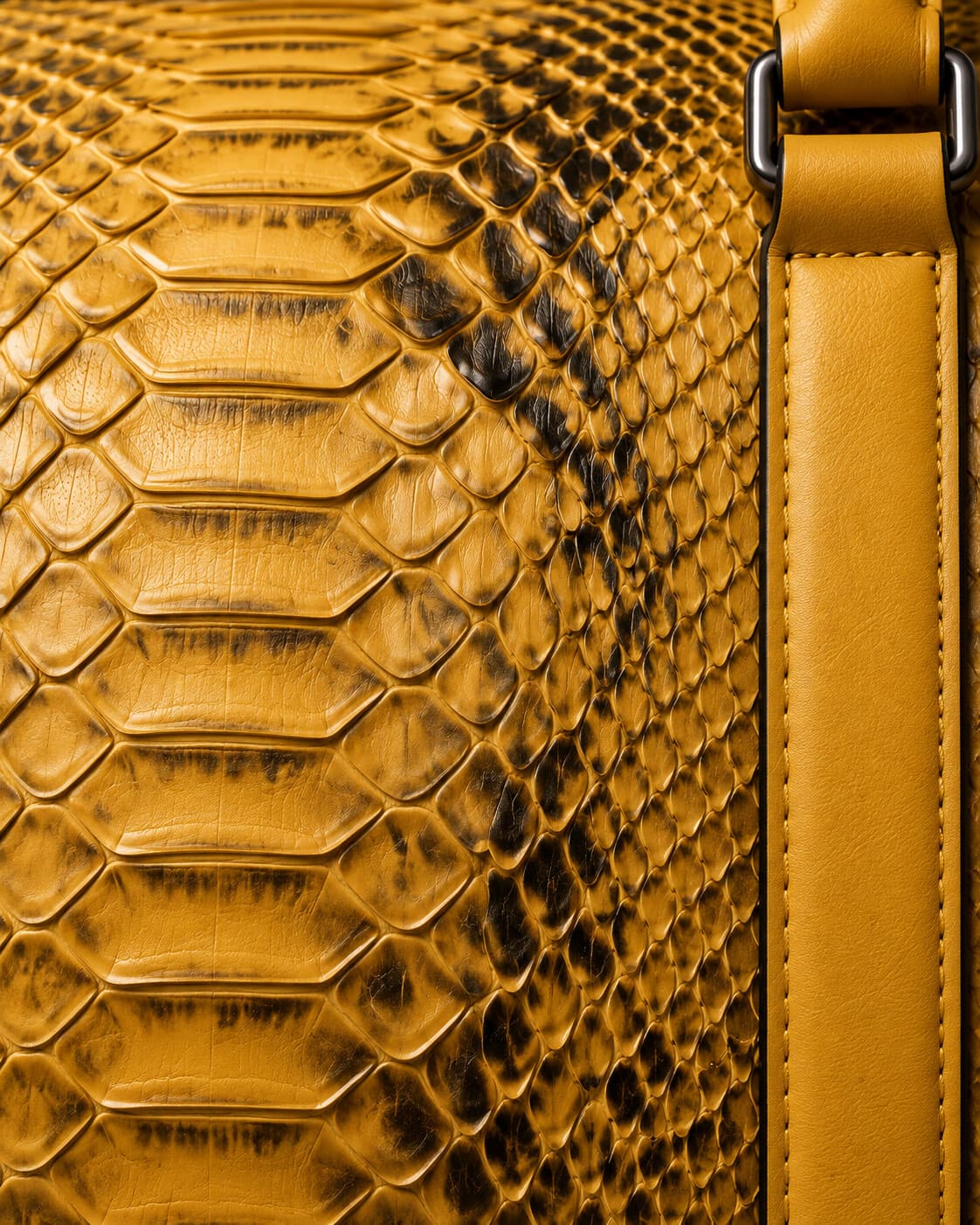 Mustard python skin